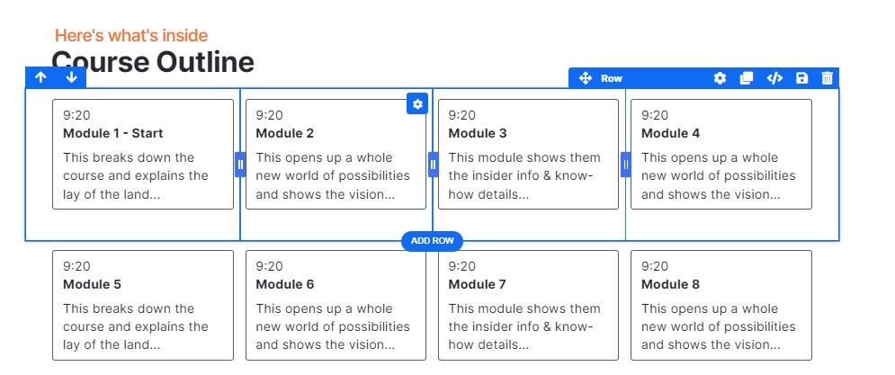 click funnels elements