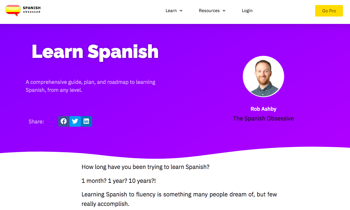 Spanish Obsessed - Learn Spanish