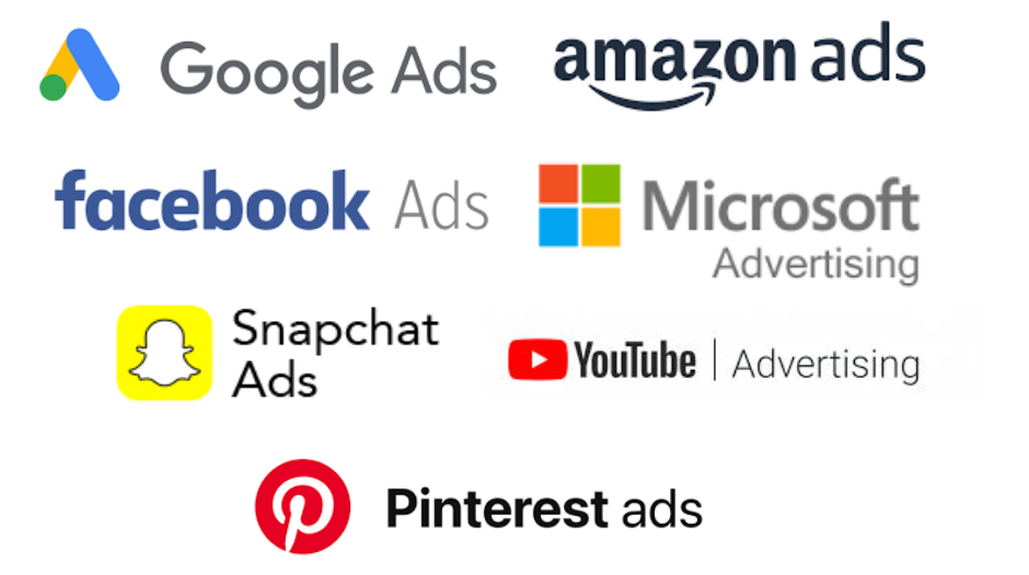 Different Ads brands (Google Ads, Amazon Ads, etc.)