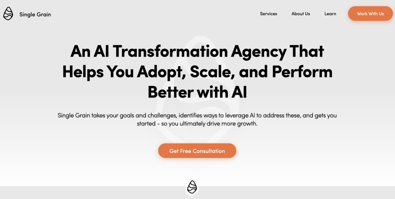 Single Grain AI Marketing Agency