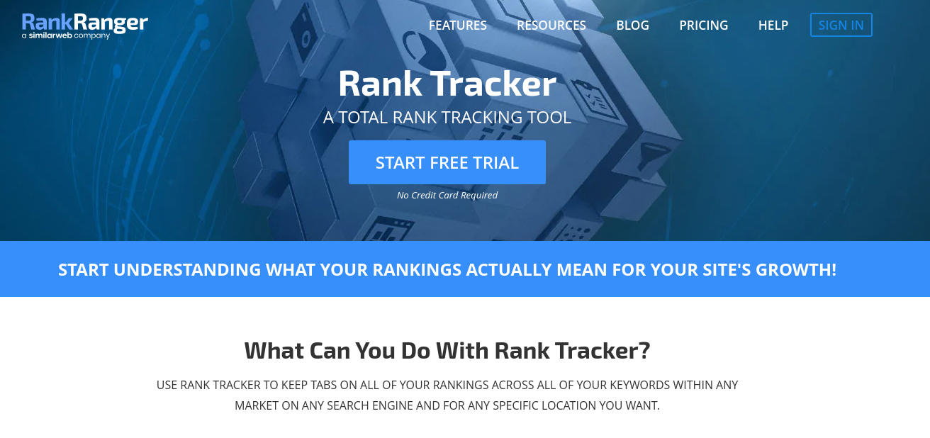 enterprise SEO tracking keyword tool - Rank Ranger