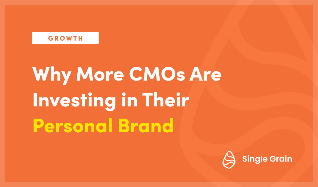 Why More CMOs Are Investing in Their Personal Brand