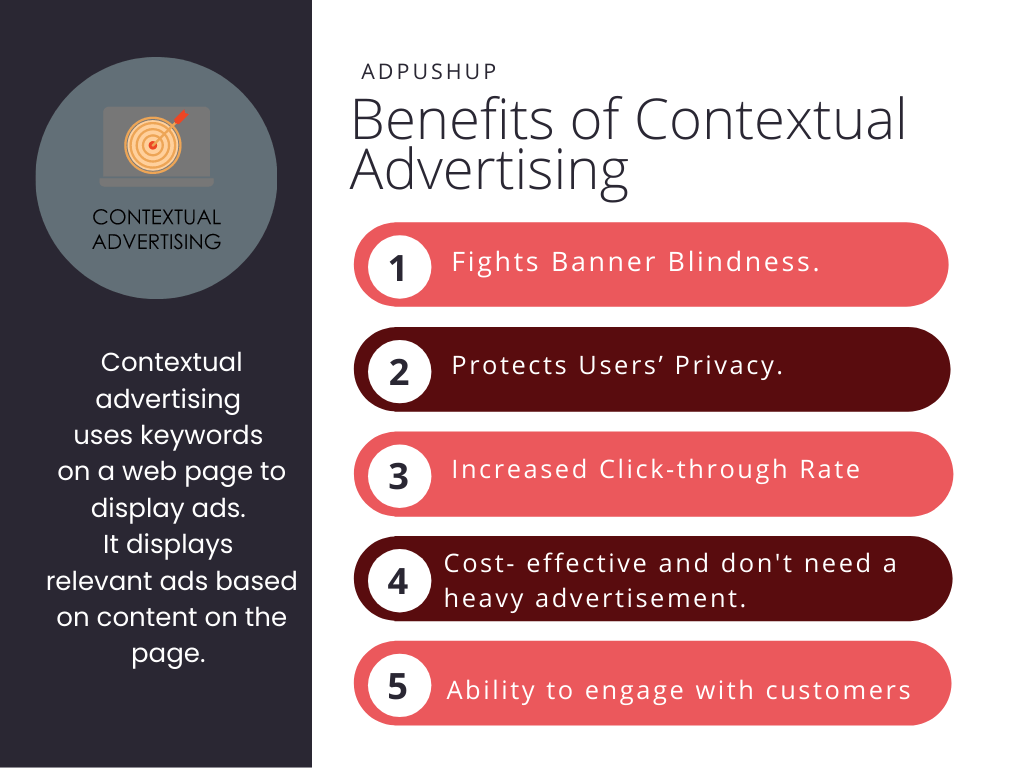 Benefits of contextual advertising