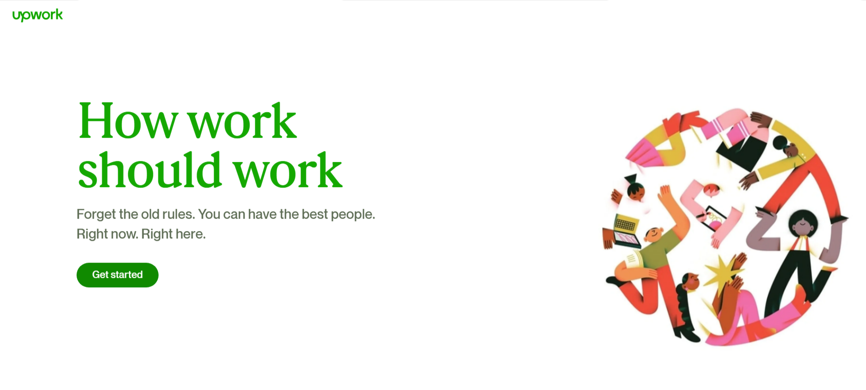 Upwork: white label agency