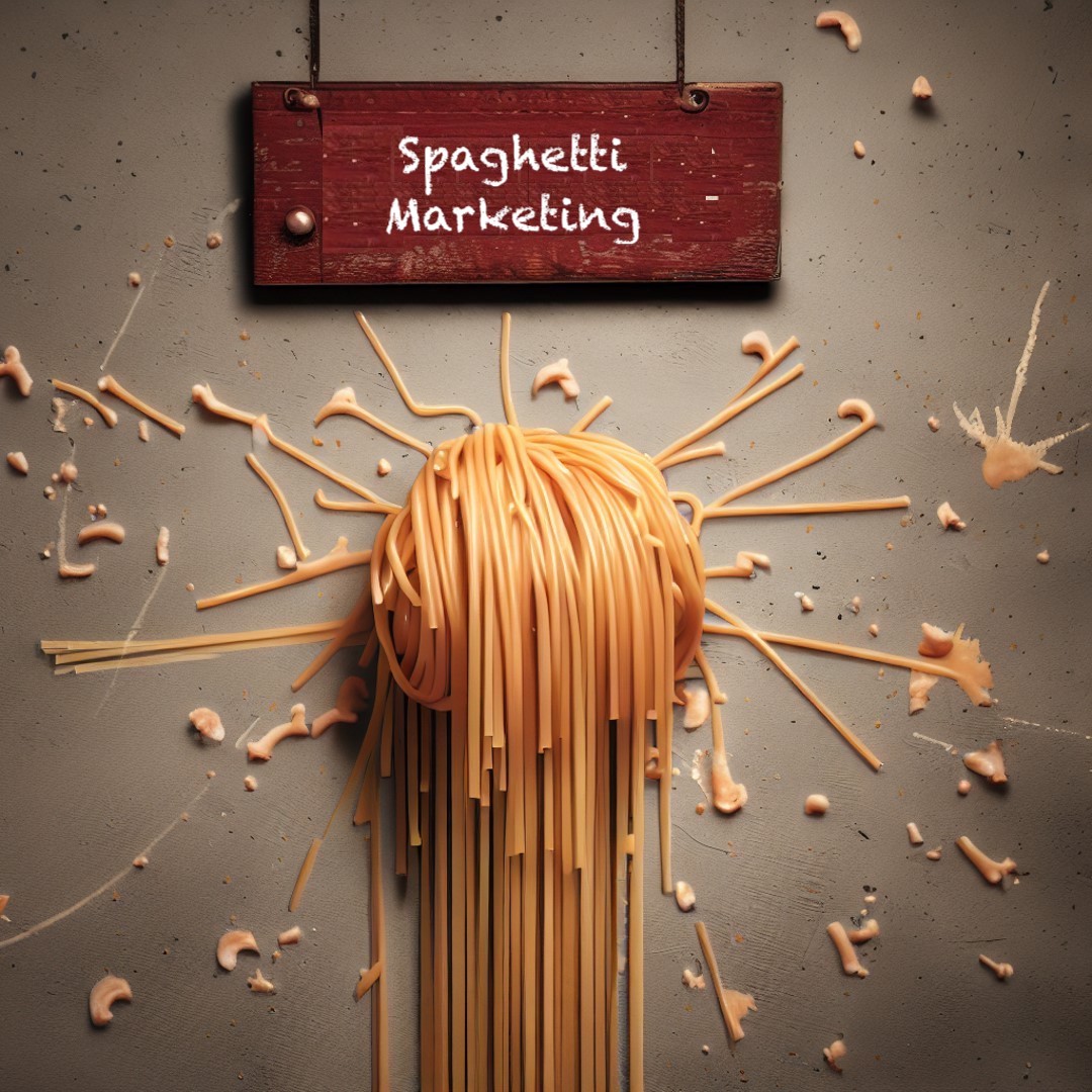 Spaghetti Marketing (with sign)