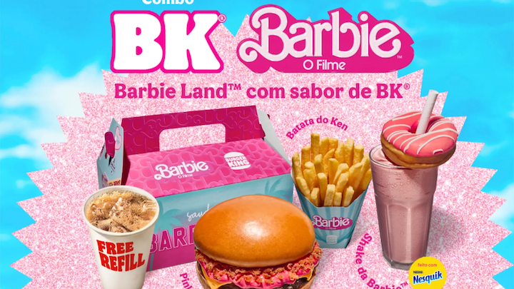 Barbie Movie Marketing Strategy - Burger King meals