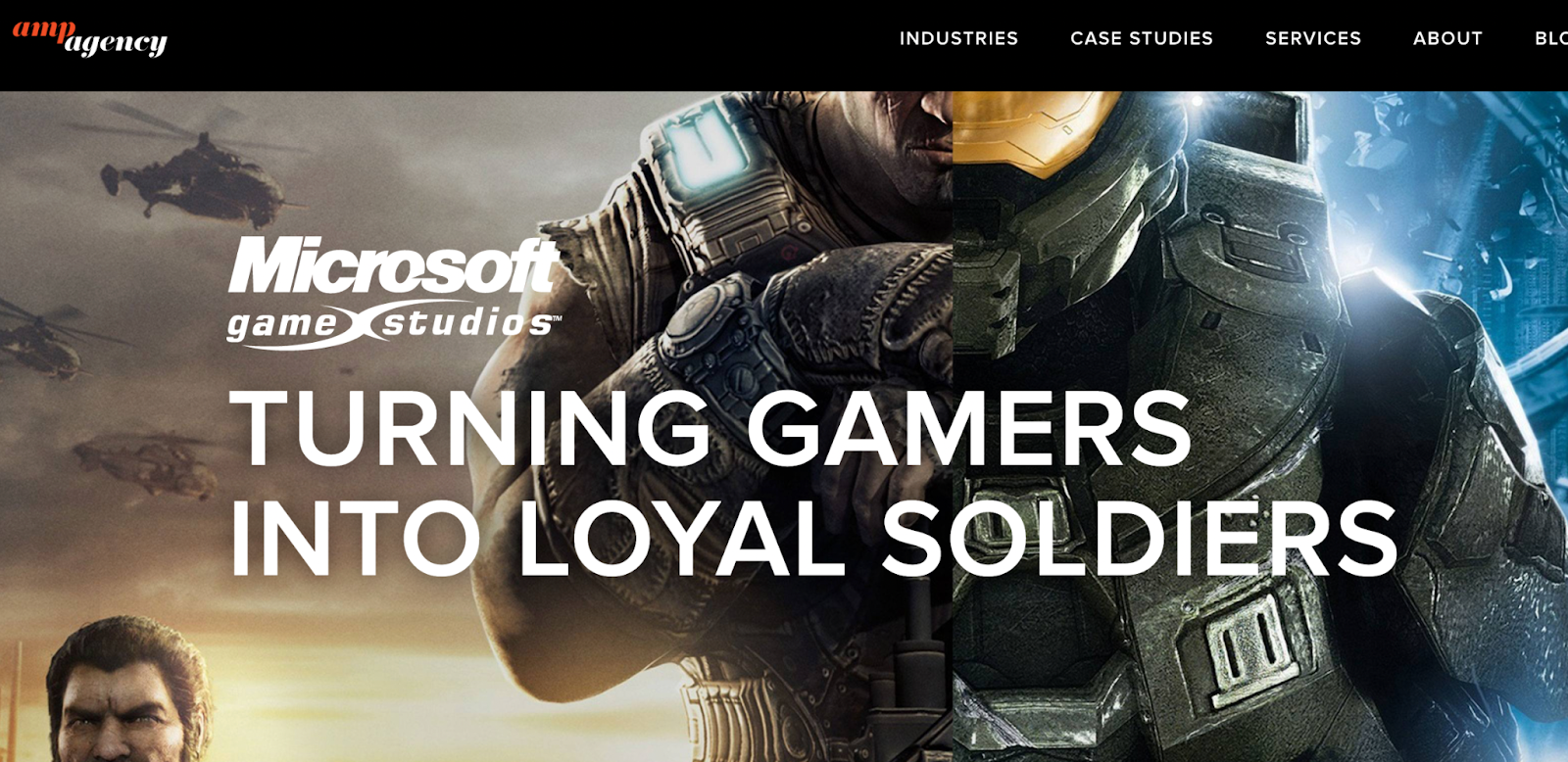 advertising agency case study - Halo Waypoint’s Gears of War Gaming