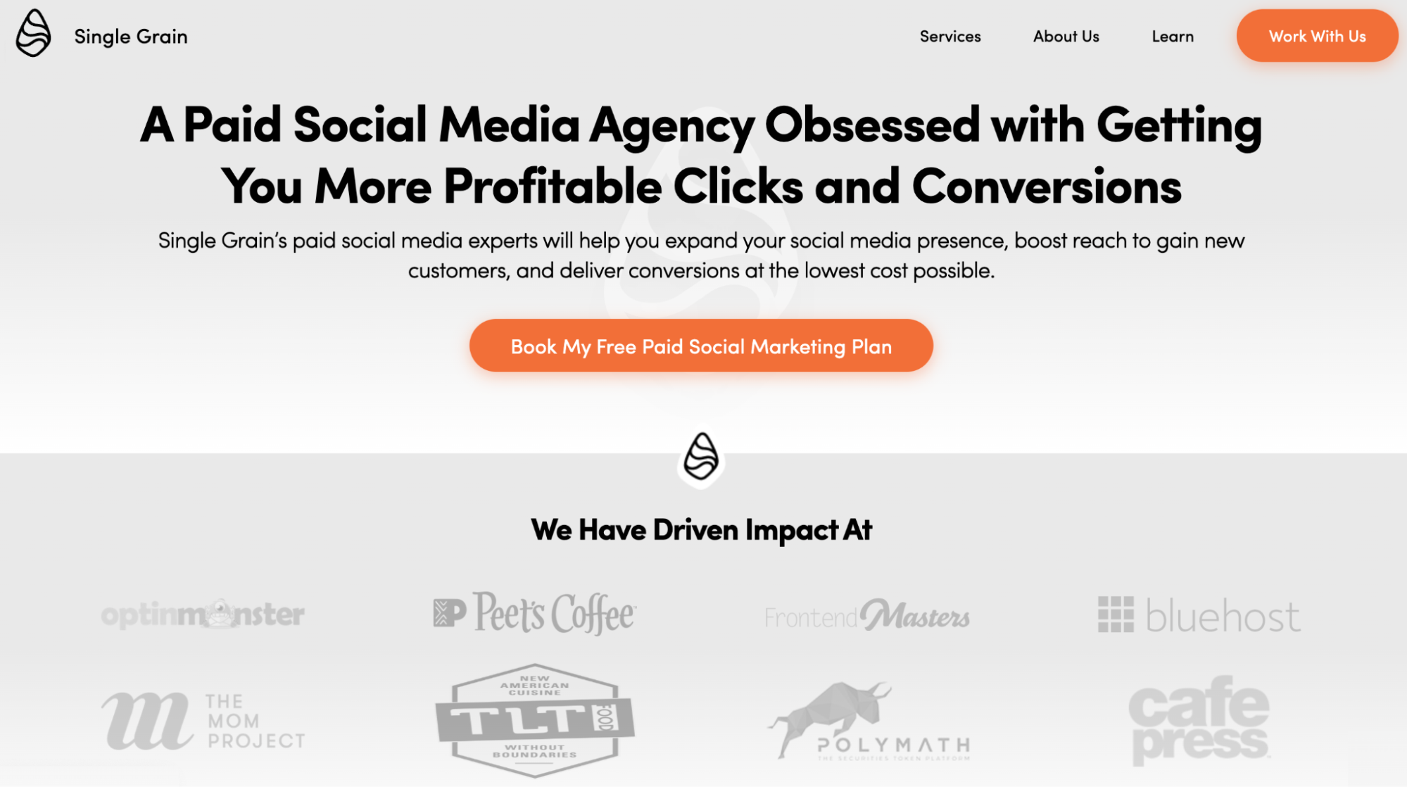 Single Grain - paid social media agency