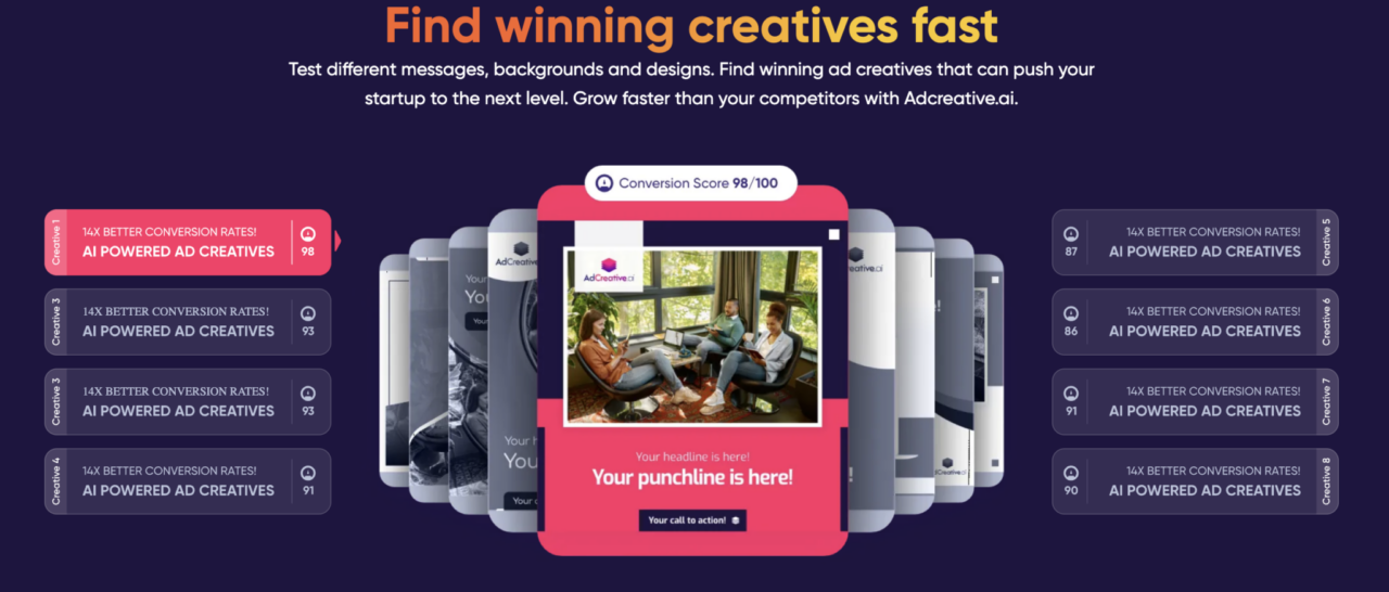 AdCreative home page