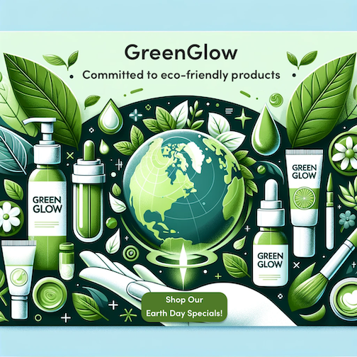 SEO vs PPC - a PPC ad for GreenGlow Skincare