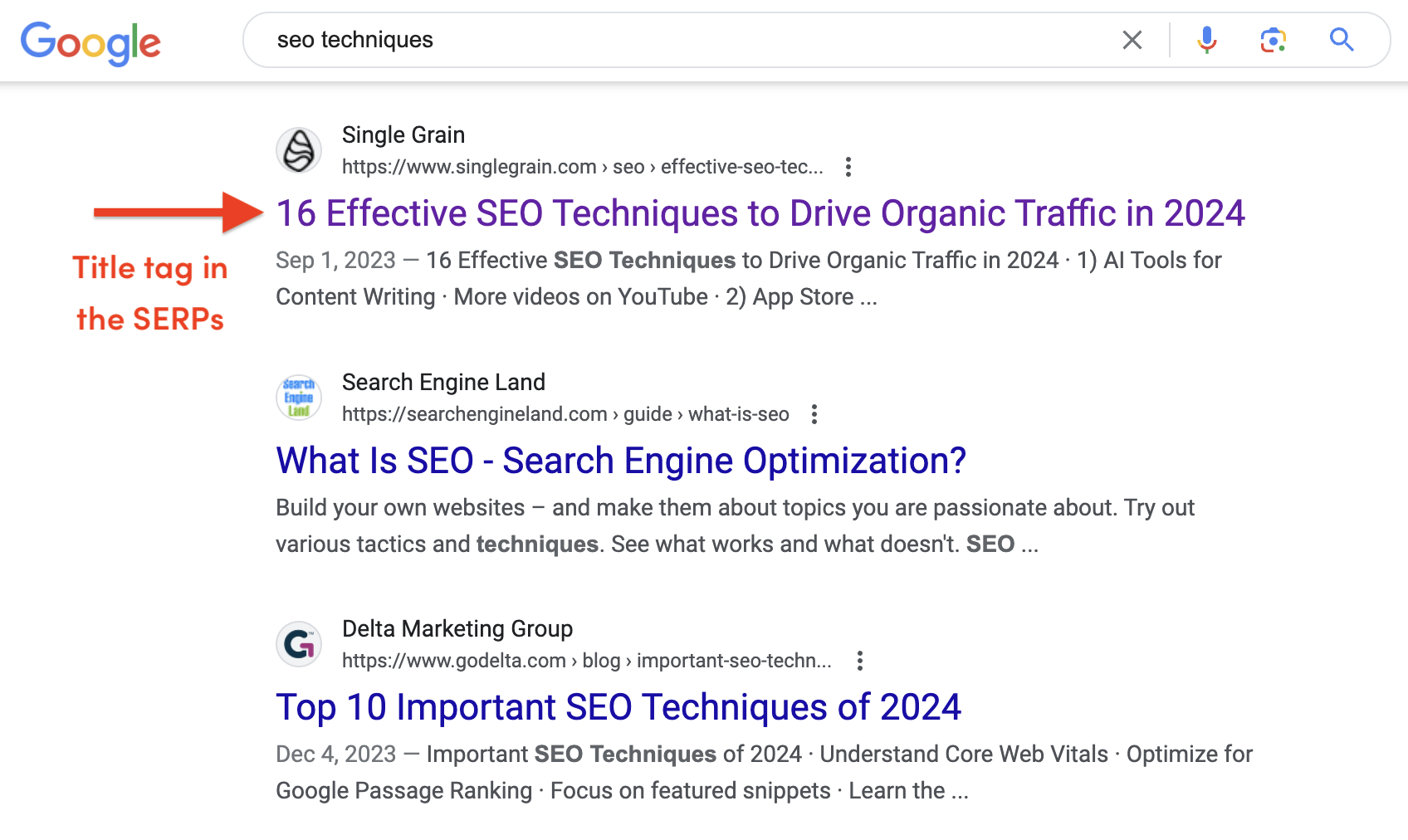 seo tips - title tags and headlines