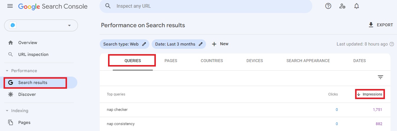 seo tips - use Google Search Console to monitor your SEO efforts