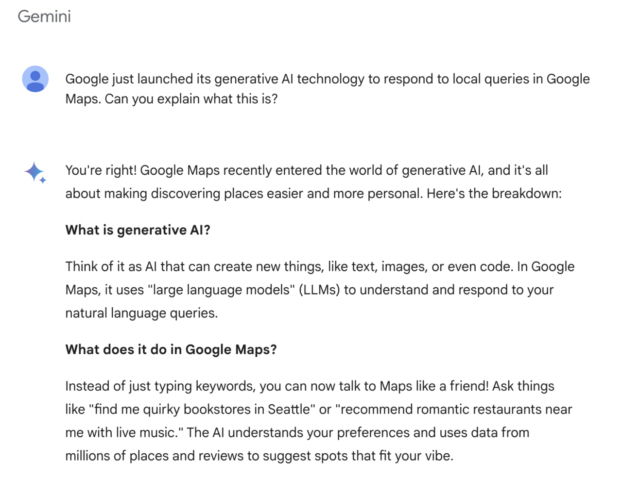 Gemini-Bard conversational queries