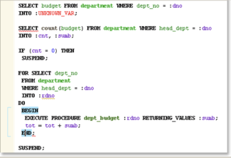 SQL language