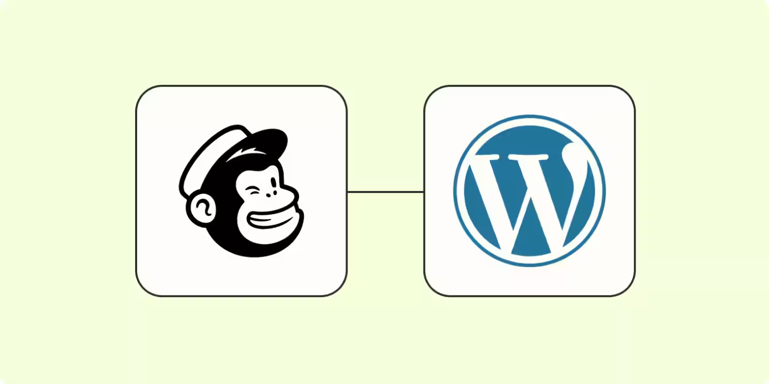 Zapier SEO strategy includes how to integrate popular apps like Mailchimp with WordPress using Zapier