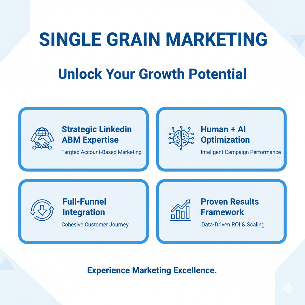 single grain marketing benefits