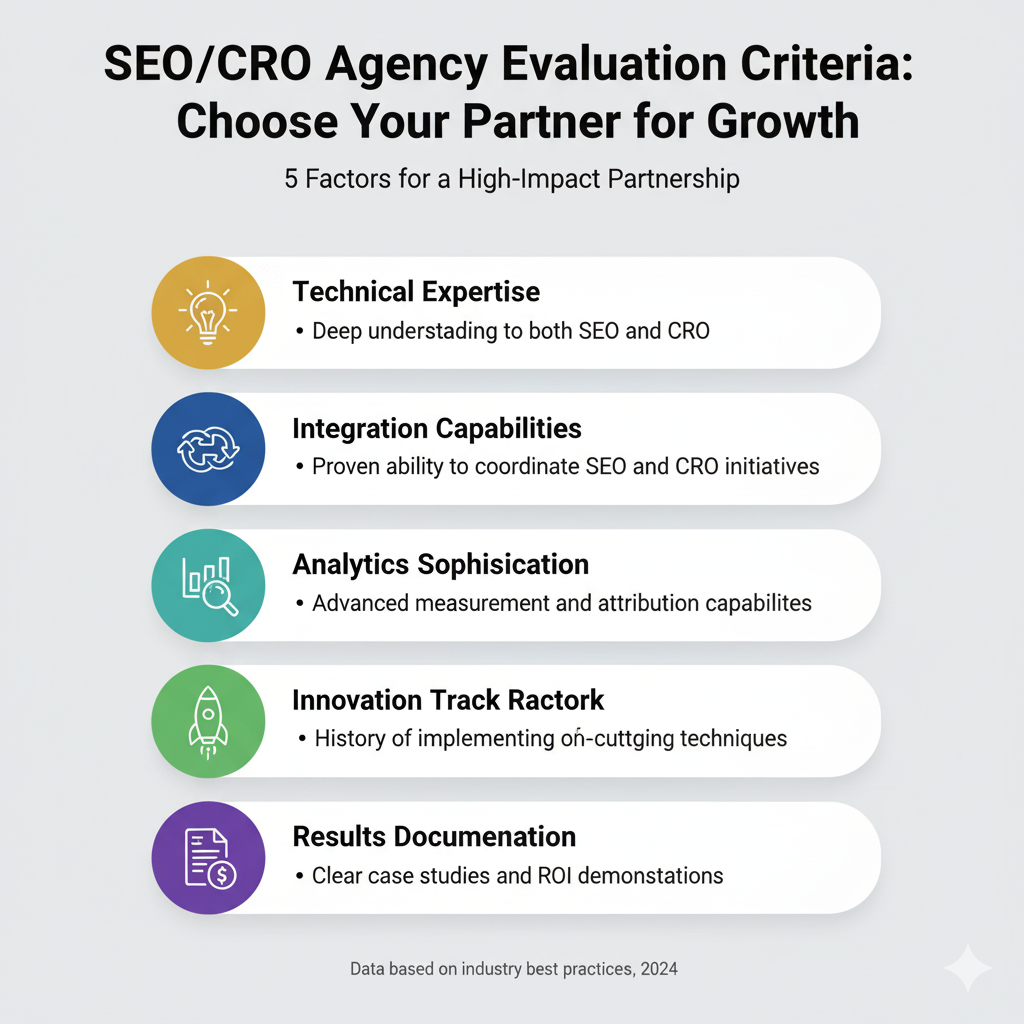 choosing the right SEO/CRO agency