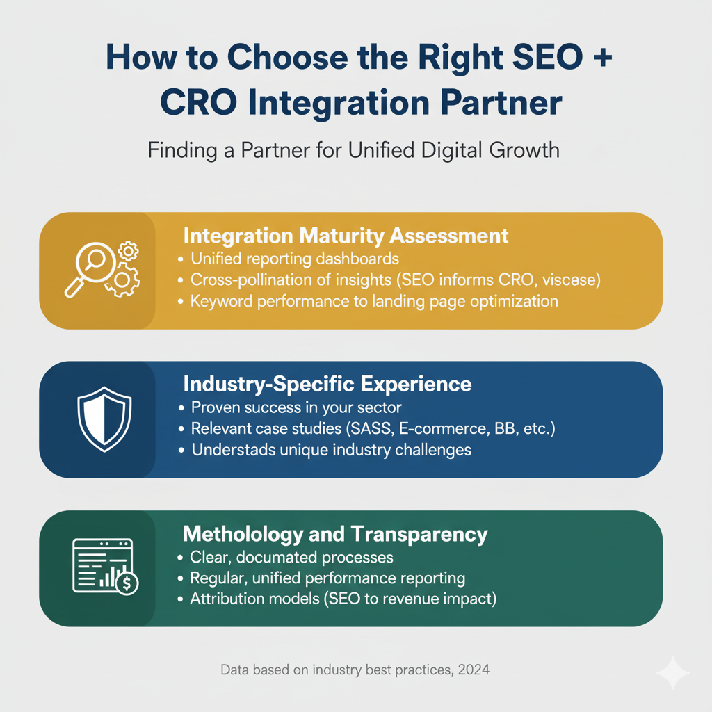 how to choose the right SEP + CRO partner