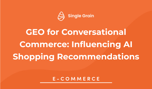 GEO for Conversational Commerce: Influencing AI Shopping Recommendations