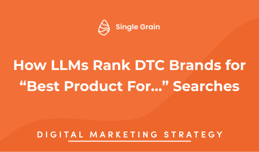 How LLMs Rank DTC Brands for “Best Product For…” Searches