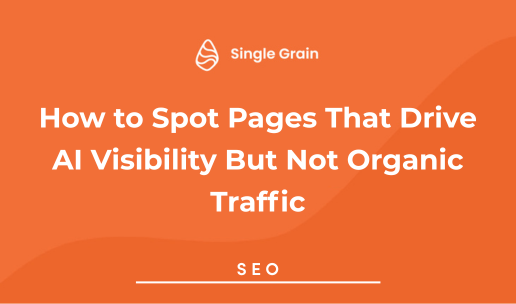 How to Spot Pages That Drive AI Visibility But Not Organic Traffic