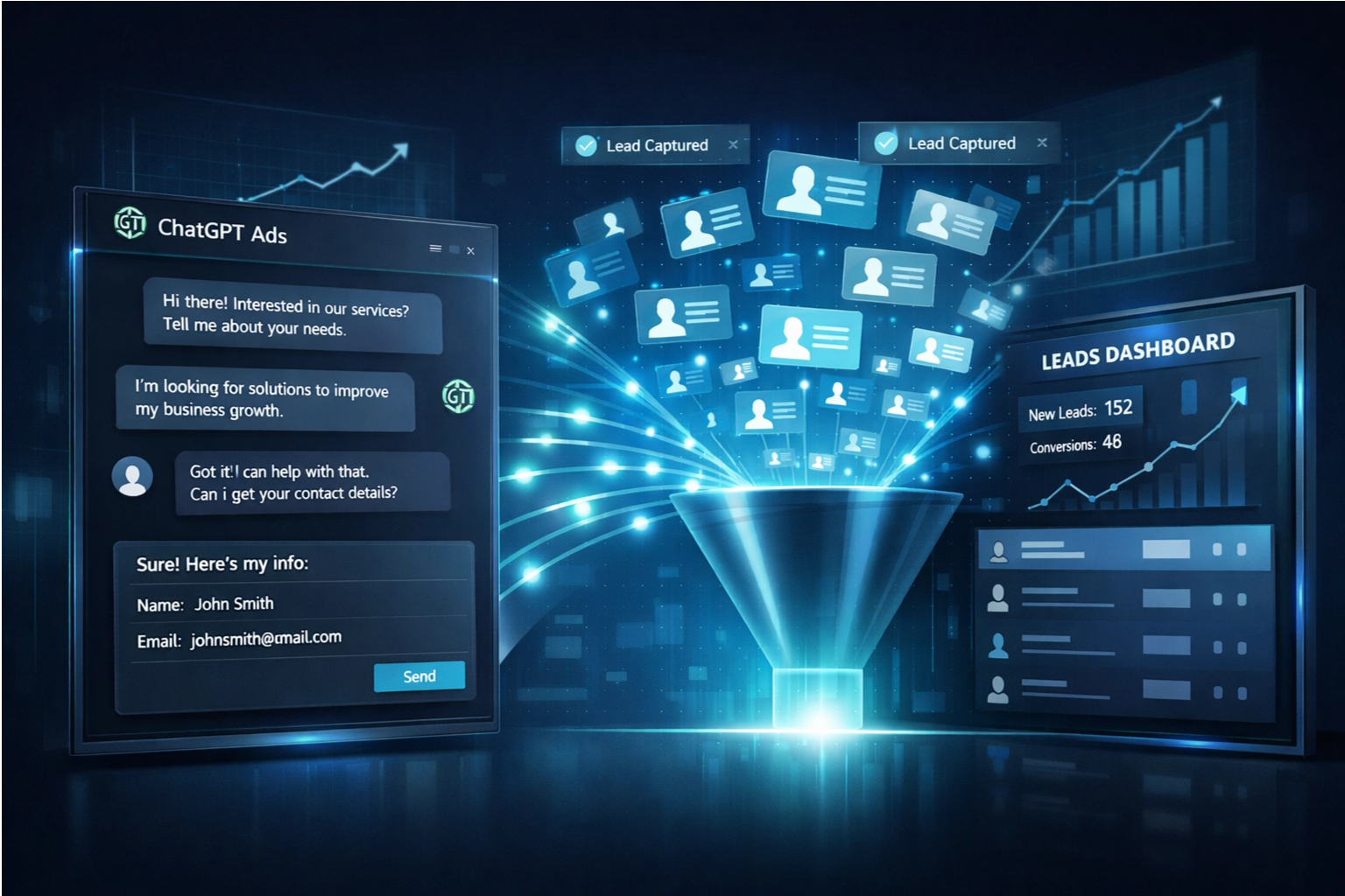 ChatGPT lead gen ads