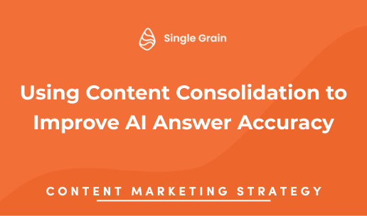 Using Content Consolidation to Improve AI Answer Accuracy