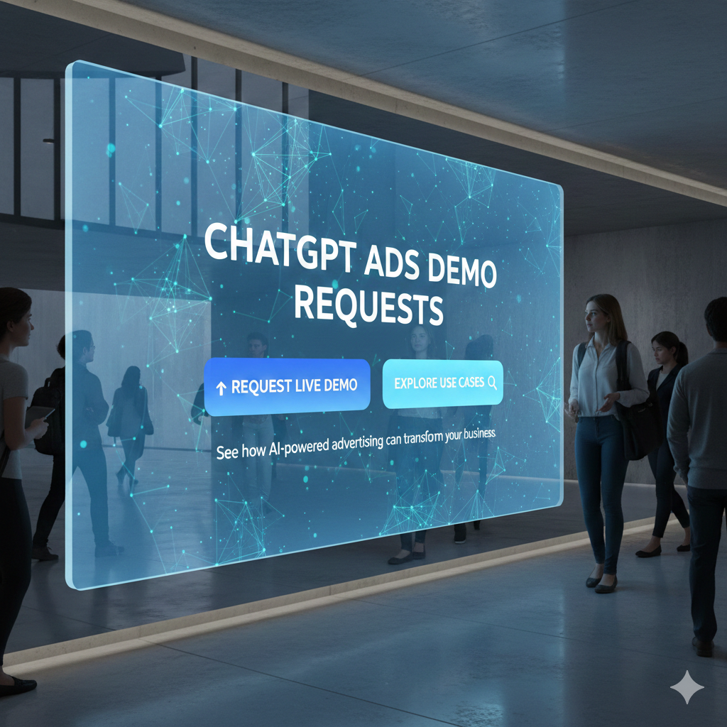 ChatGPT ads demo requests