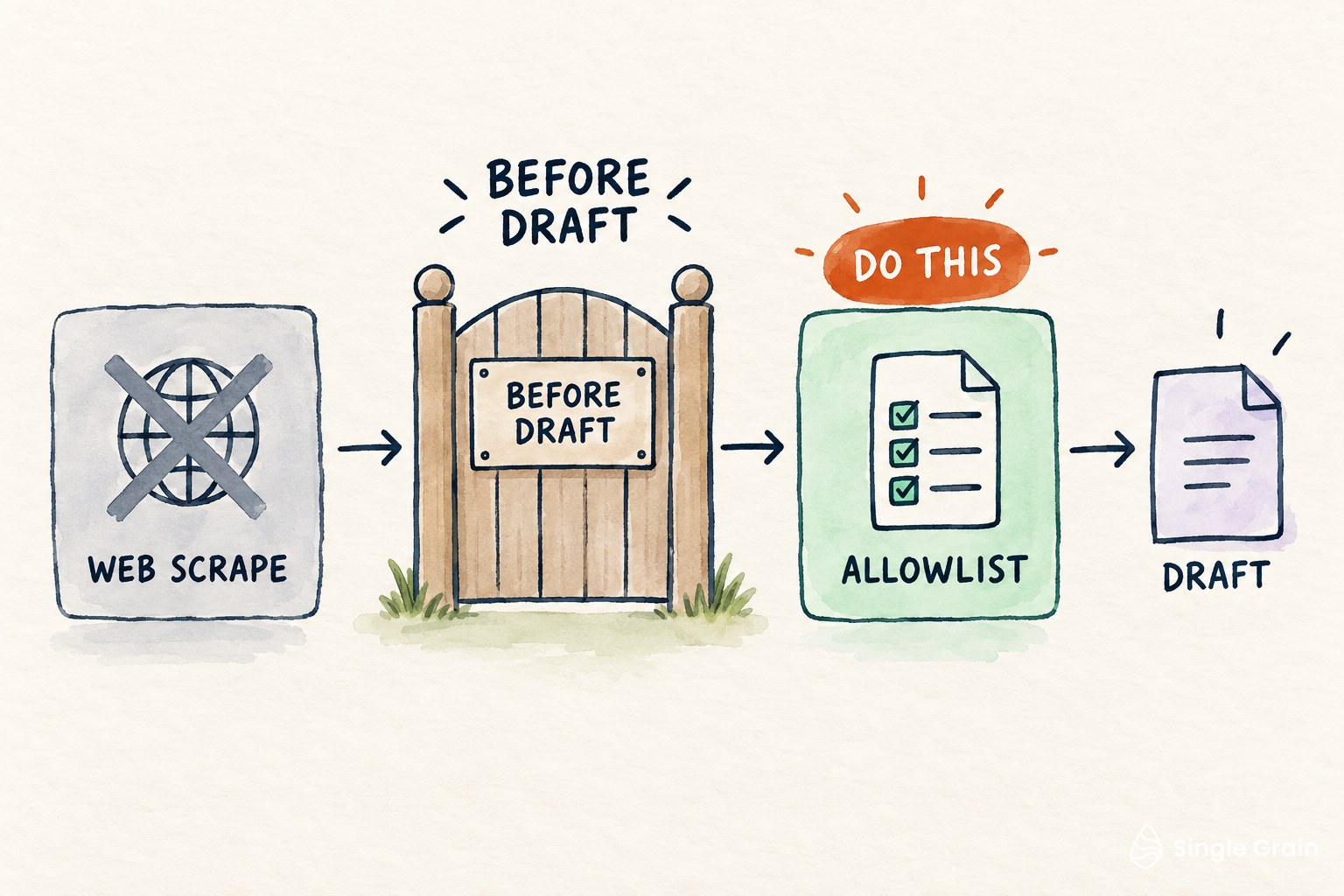 Contract table for What If Your Content Agent Could Only Cite Sources You Already Trust?