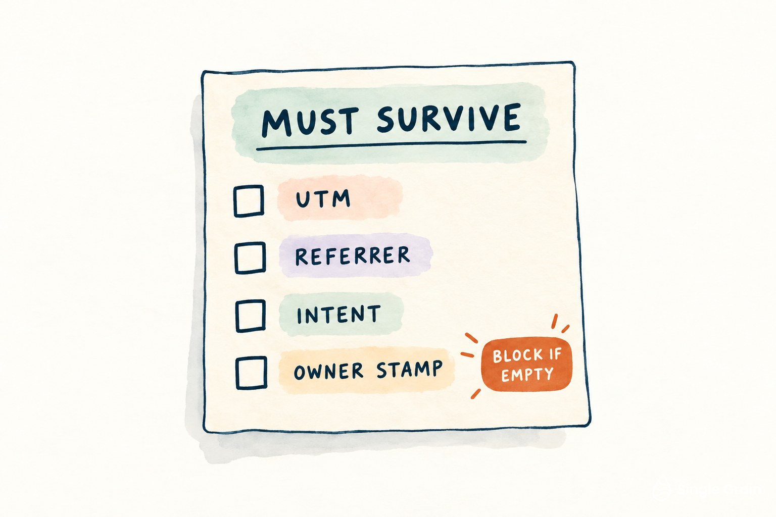 Contract table for How to Keep UTM and Meeting Intent Intact When an Agent Books the Call