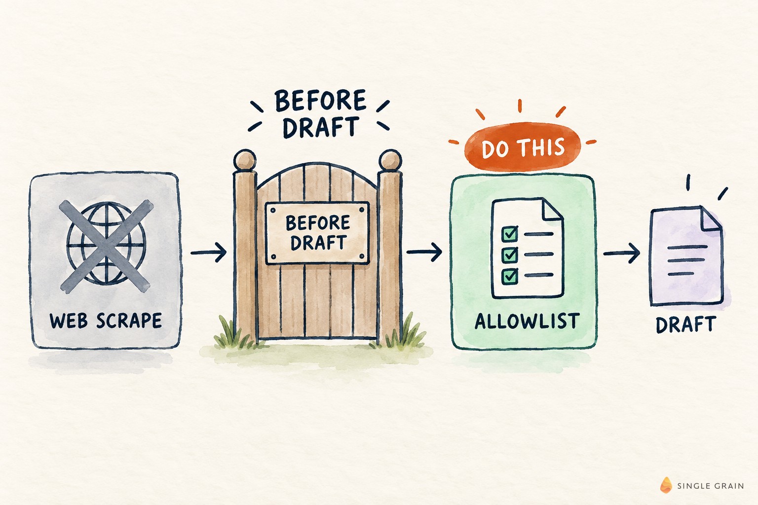 Contract table for What If Your Content Agent Could Only Cite Sources You Already Trust?