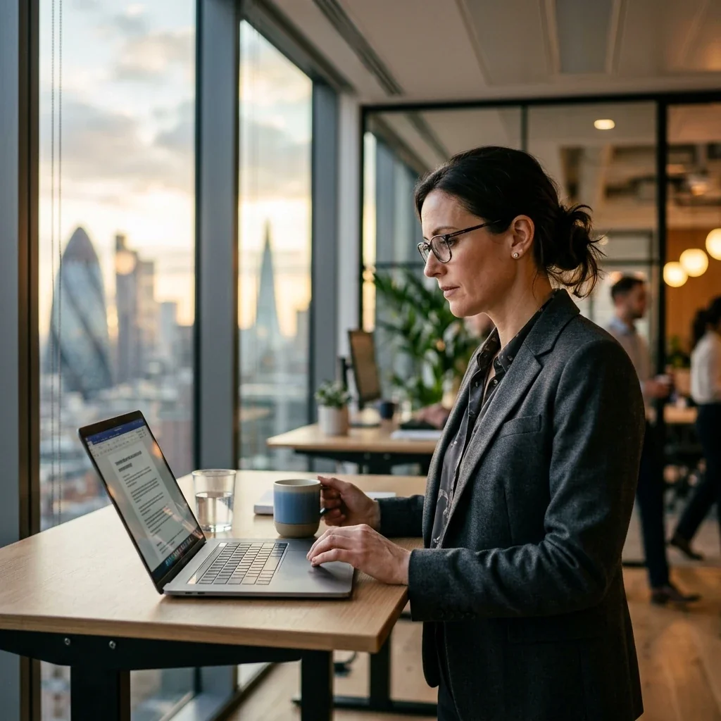 Financial services marketing lead reading OpenAI's ChatGPT for Financial Services announcement