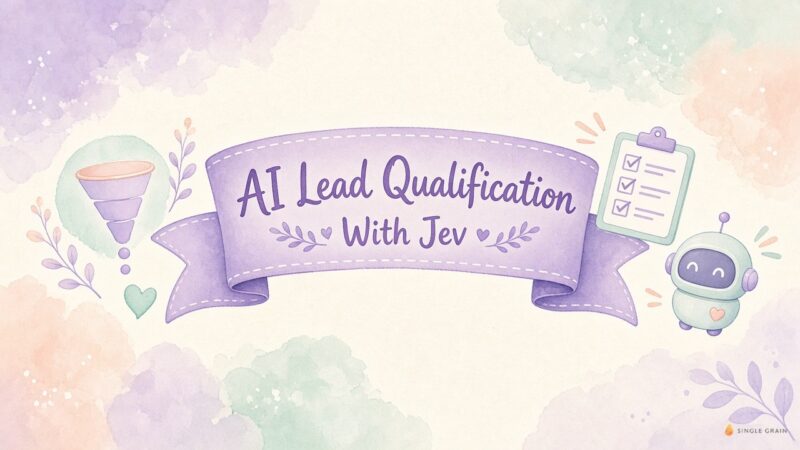Jev vs. Your SDR Queue: AI Lead Qualification for 60,000 Leads
