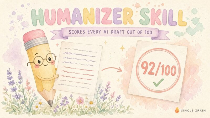 This Humanizer Skill Grades My Team’s AI Drafts Before Anyone Reads Them