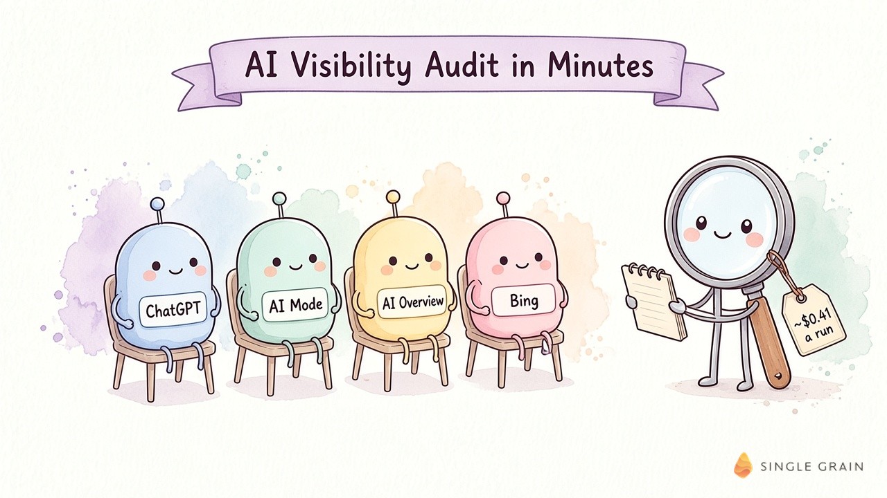 AI Visibility Audit: How to Run an Audit using Jev Images