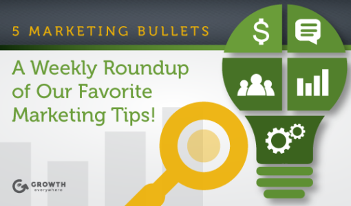 This Week in Growth: 5 Marketing Bullets 6/24/2016