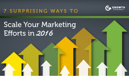 7 Surprising Ways To Scale Your Marketing Efforts in 2016